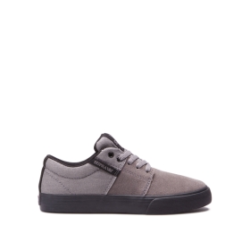 Dětské Nízké Boty Supra STACKS II VULC Černé | CZ-10675